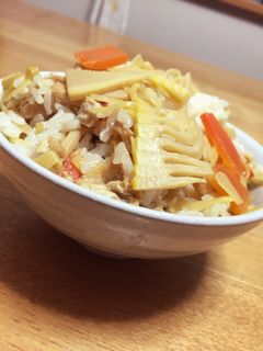 我が家の絶品たけのこ☆混ぜ混ぜご飯-レシピのメイン写真