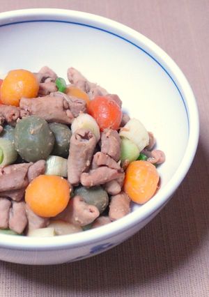 豚モツのパパッと煮-レシピのメイン写真