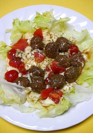 レンジで簡単！ミートボールdeイタリアン-レシピのメイン写真