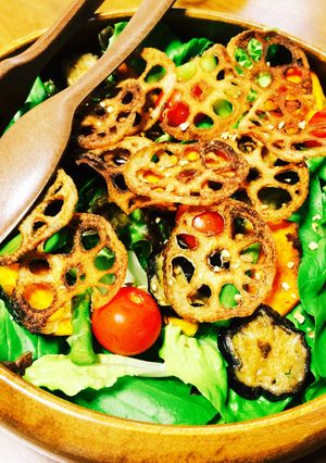 揚げ野菜のサラダ-レシピのメイン写真