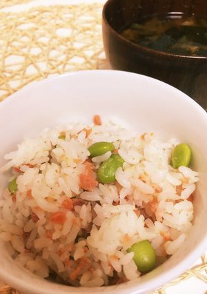 鮭と枝豆の生姜ご飯-レシピのメイン写真