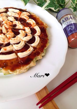 春キャベツたっぷり♡豆腐のお好み焼き♡-レシピのメイン写真