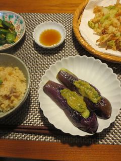 茄子の蕗のとう味噌田楽♪-レシピのメイン写真