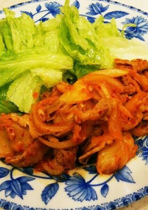 ご飯がすすむ！甘辛な豚キムチ-レシピのメイン写真