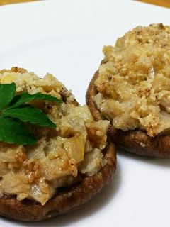 椎茸と筍の胡麻チーズ焼き-レシピのメイン写真