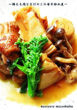 ■鶏もも肉と竹の子の甘辛炒め煮■-レシピのメイン写真