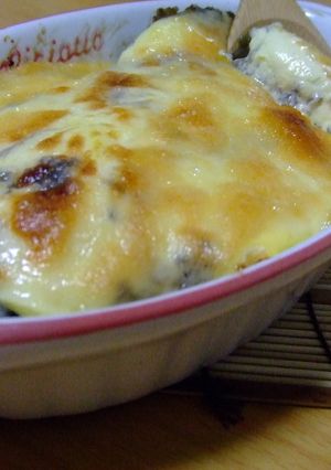 茄子嫌いでも気付かれないナスポテグラタン-レシピのメイン写真