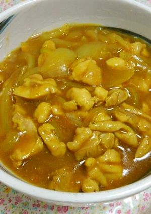 直ぐできる*和風カレー丼*お蕎麦屋さん風-レシピのメイン写真