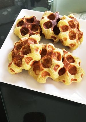 甘酒とココナッツオイルのワッフル-レシピのメイン写真