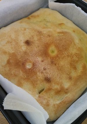 こんにゃく粉でモチかりっ！フォカッチャ♪-レシピのメイン写真
