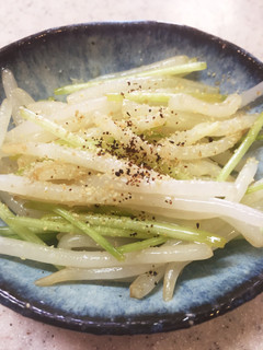 三つ葉ともやしの胡麻酢和え♬-レシピのメイン写真