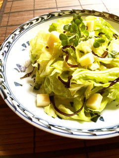 5分で簡単♪春キャベツと塩昆布もみもみ-レシピのメイン写真
