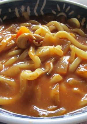 簡単感嘆！土鍋カリースープ煮込みうどん-レシピのメイン写真