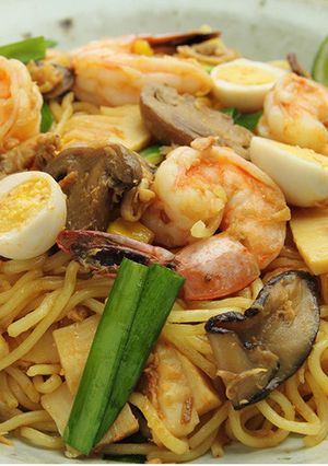 フライドホッケンミー【天狗缶詰】-レシピのメイン写真