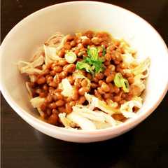 簡単すぐできる！ささみと納豆丼-レシピのメイン写真