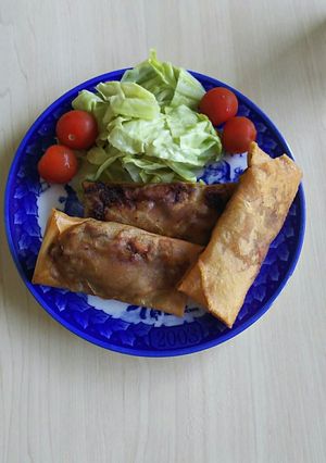 もやしと椎茸の春巻き-レシピのメイン写真