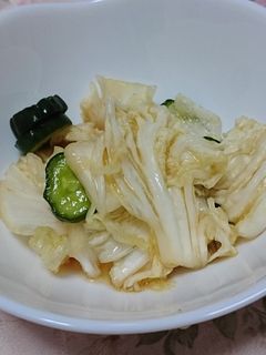 うめこんぶ茶で超簡単つけもの☆-レシピのメイン写真