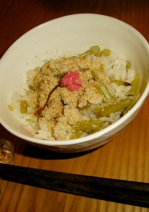 優しい春の味☆エメラルド色のふきごはん♡-レシピのメイン写真