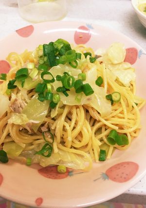 簡単！ツナとキャベツの即席パスタ-レシピのメイン写真
