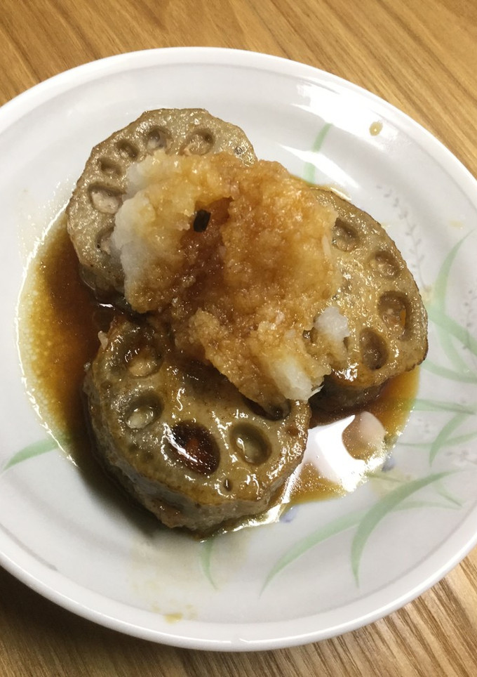 れんこんの豚ひき肉はさみ揚げ(甘酢風味)-レシピのメイン写真