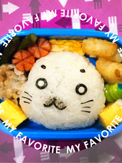 簡単キャラ弁*おにぎりゴマちゃん-レシピのメイン写真