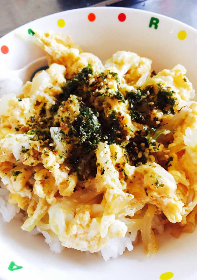 簡単！お手軽に白だしでたまご丼♪-レシピのメイン写真