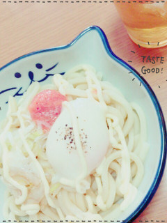 シンプルに明太子うどん♡-レシピのメイン写真