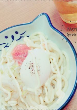シンプルに明太子うどん♡-レシピのメイン写真