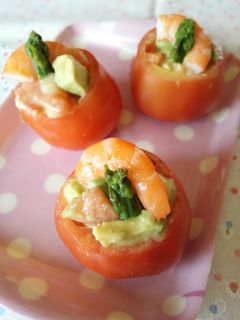 トマトまるごと♪ごまサラダ-レシピのメイン写真