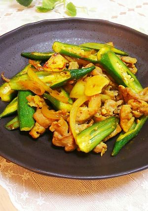 豚肉のガラ味カレー炒め-レシピのメイン写真