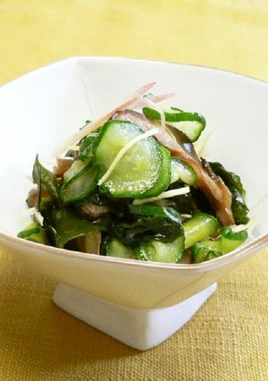 椎茸煮の酢の物(精進料理)-レシピのメイン写真