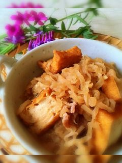切り干し大根と厚揚げの煮物-レシピのメイン写真