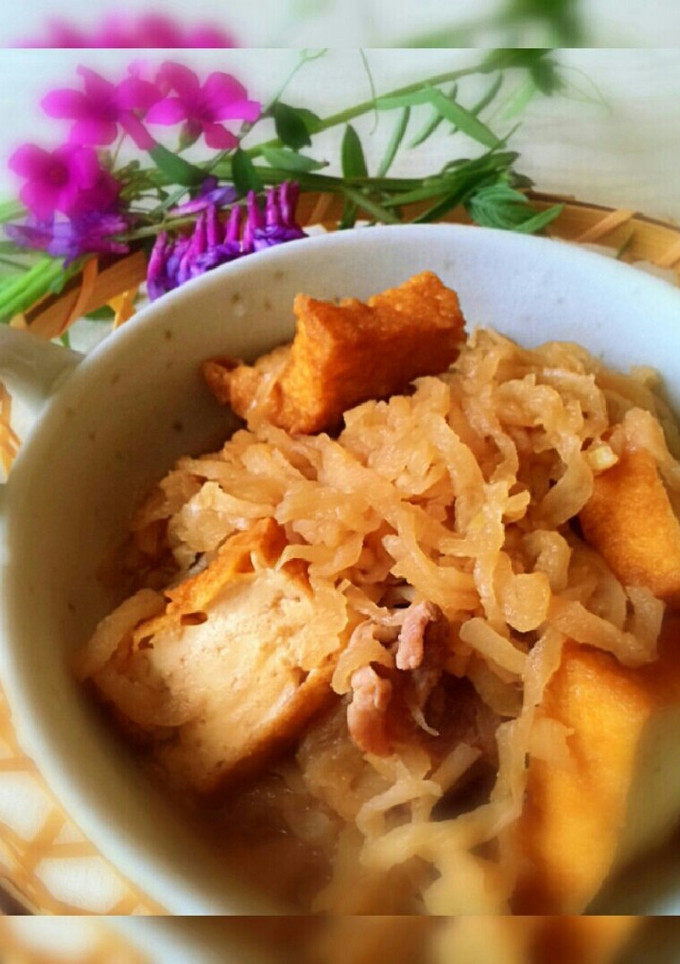 切り干し大根と厚揚げの煮物-レシピのメイン写真