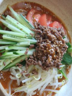 坦々麺風♡冷やし中華-レシピのメイン写真