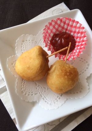 介護食　やわらかアメリカンドッグ-レシピのメイン写真