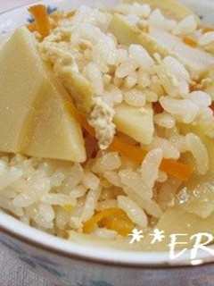お鍋で作るたけのこごはん~♪♪-レシピのメイン写真