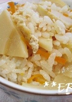 お鍋で作るたけのこごはん～♪♪-レシピのメイン写真
