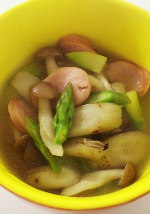 アスパラとゴボウのスープ-レシピのメイン写真