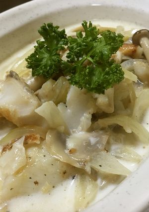 カレイときのこのクリーム煮☆-レシピのメイン写真