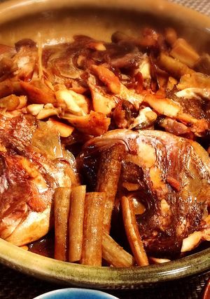 鯛のあら炊き-レシピのメイン写真