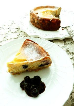 まぜるだけのブルーベリーチーズケーキ-レシピのメイン写真