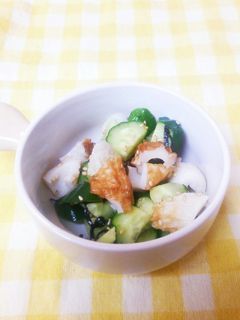 胡瓜×竹輪×塩昆布の簡単和え-レシピのメイン写真