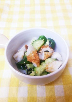胡瓜×竹輪×塩昆布の簡単和え-レシピのメイン写真