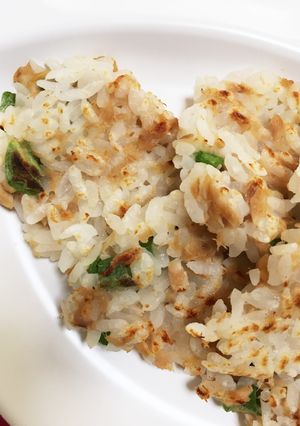 混ぜて焼くだけ！ツナでお焼き-レシピのメイン写真
