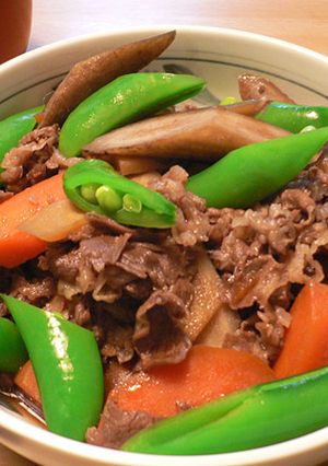 牛肉とごぼうとにんじんの煮物-レシピのメイン写真