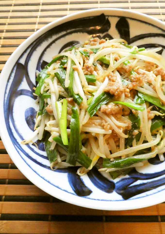 節約簡単♪もやしと少量豚挽き肉の中華炒め-レシピのメイン写真