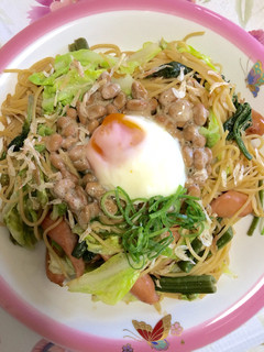 簡単な春野菜の和風パスタ-レシピのメイン写真