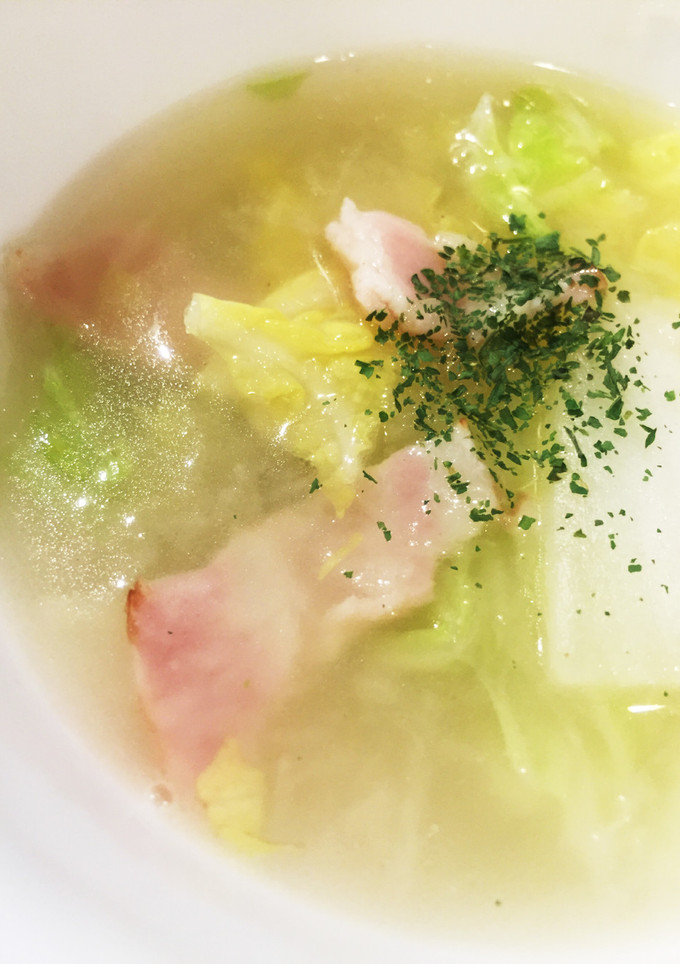 大根おろしと白菜とベーコンのスープ-レシピのメイン写真
