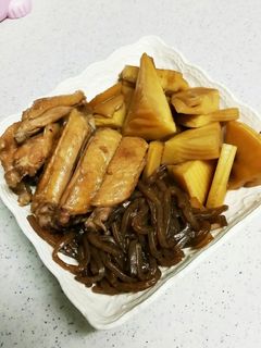 筍と鶏手羽中の煮物-レシピのメイン写真