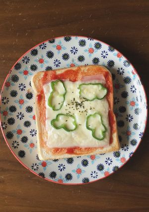 【妻喜んだ】ピザ食パン-レシピのメイン写真